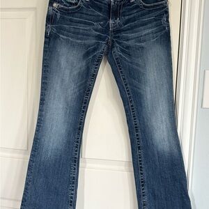 Miss Me Dark Blue Flare Jeans